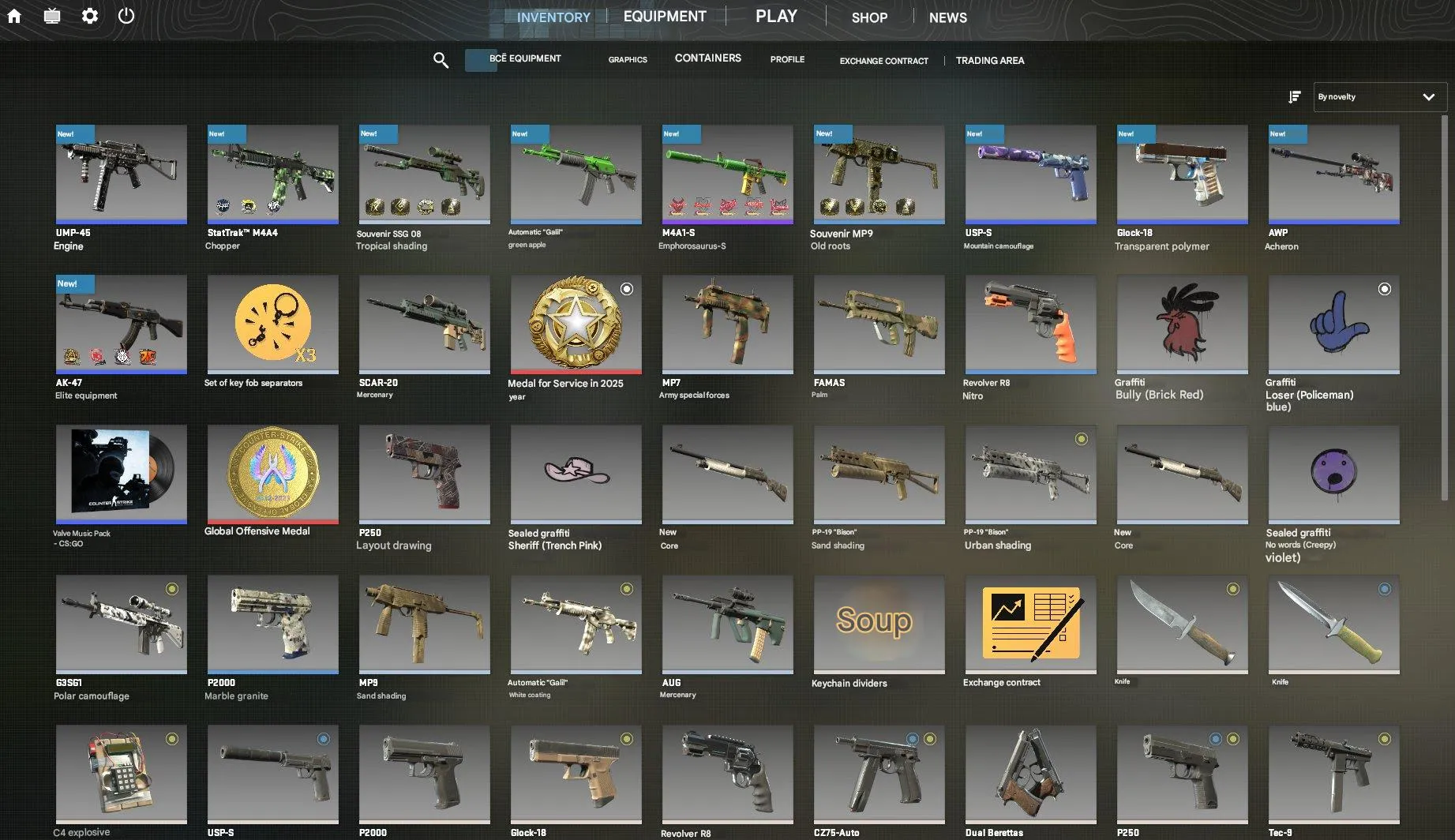 CS176 Prime | 301 Hours | 2 Medals | Skins for AWP, AK-47, M4A1-S, M4A4 | Steam LVL 23